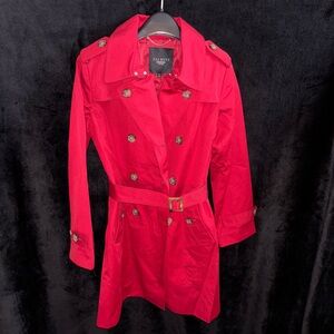 Talbots Red Trench Coat
